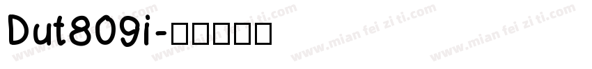 Dut809i字体转换
