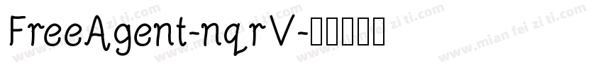 FreeAgent-nqrV字体转换