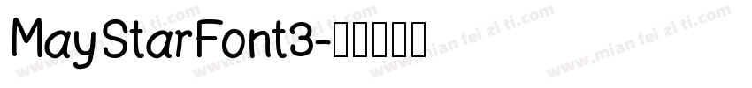 MayStarFont3字体转换