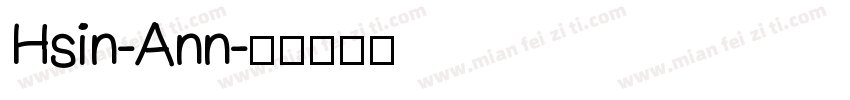 Hsin-Ann字体转换
