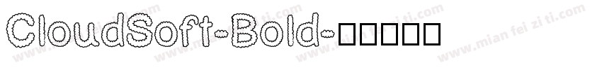 CloudSoft-Bold字体转换