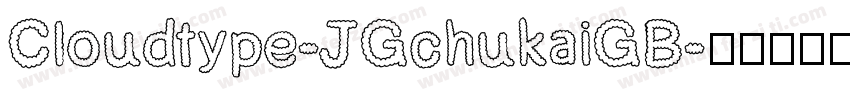 Cloudtype-JGchukaiGB字体转换