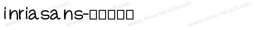 inriasans字体转换