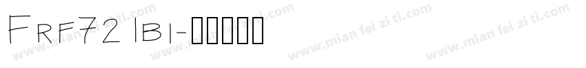 Frf721bi字体转换