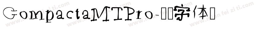 CompactaMTPro字体转换