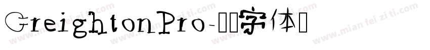 CreightonPro字体转换