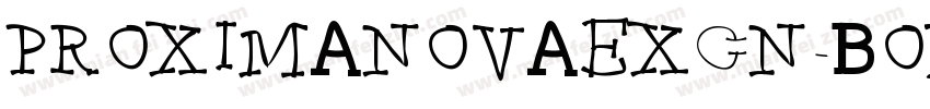 PROXIMANOVAEXCN-BOLD字体转换