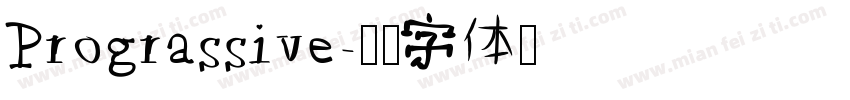 Prograssive字体转换