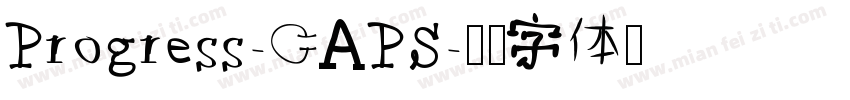 Progress-CAPS字体转换