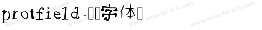 protfield字体转换