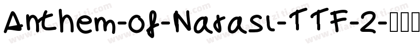Anthem-of-Narasi-TTF-2字体转换