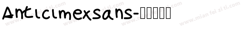 Anticimexsans字体转换