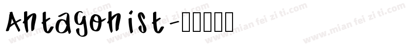 Antagonist字体转换