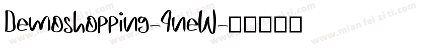 Demoshopping-4neW字体转换