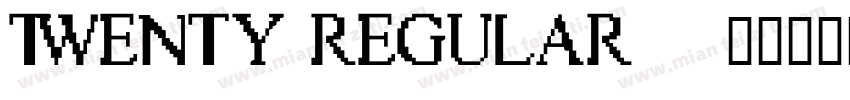 Twenty-Regular-2字体转换