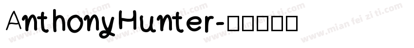 AnthonyHunter字体转换