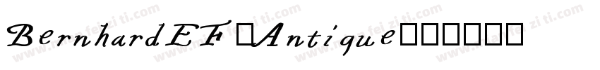 BernhardEF-Antique字体转换