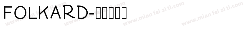 FOLKARD字体转换