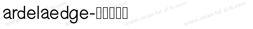 ardelaedge字体转换