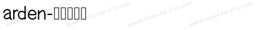 arden字体转换