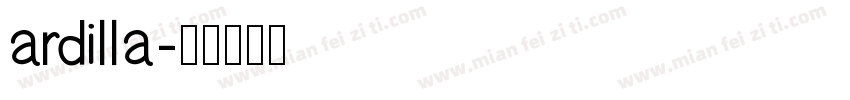 ardilla字体转换