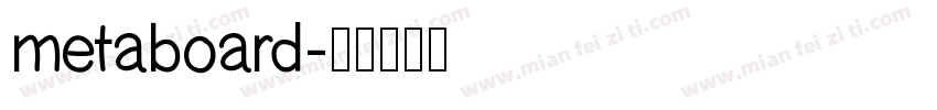 metaboard字体转换