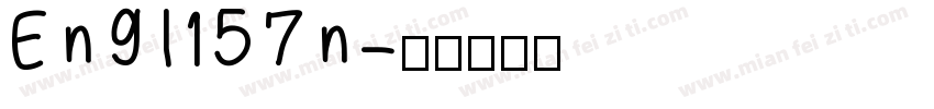 Engl157n字体转换