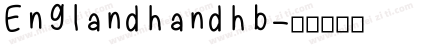 Englandhandhb字体转换