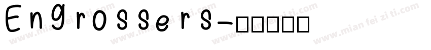 Engrossers字体转换