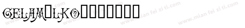 Gelam-lKo5字体转换