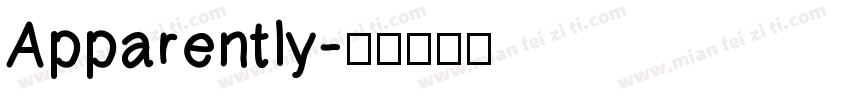 Apparently字体转换