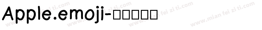 Apple.emoji字体转换