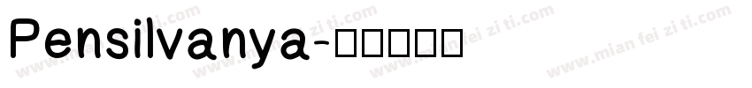 Pensilvanya字体转换