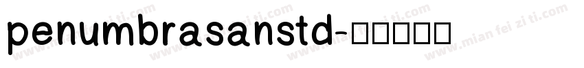 penumbrasanstd字体转换