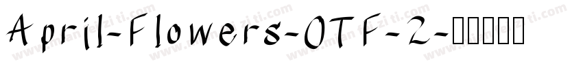 April-Flowers-OTF-2字体转换