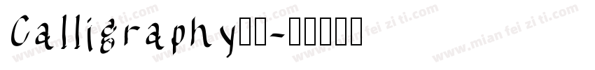 Calligraphy字体字体转换