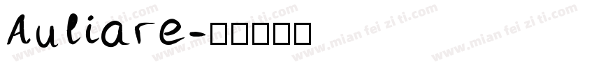 Auliare字体转换