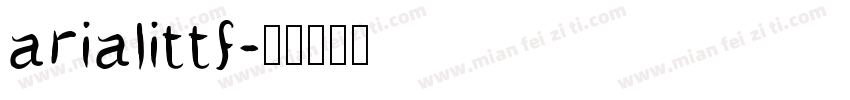 arialittf字体转换