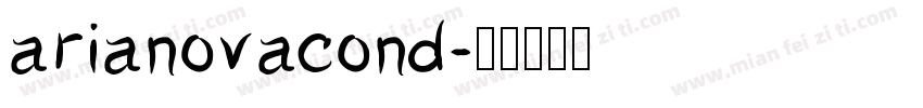 arianovacond字体转换