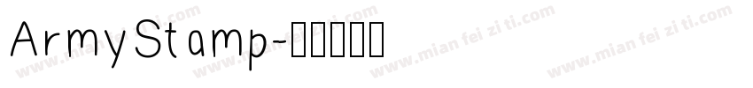 ArmyStamp字体转换