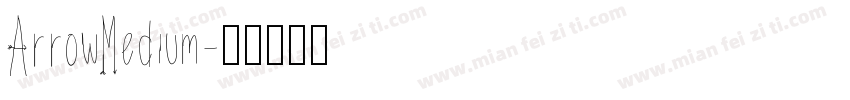 ArrowMedium字体转换