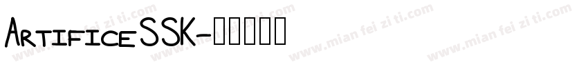 ArtificeSSK字体转换