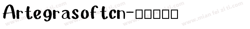 Artegrasoftcn字体转换