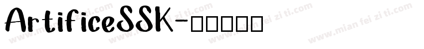ArtificeSSK字体转换