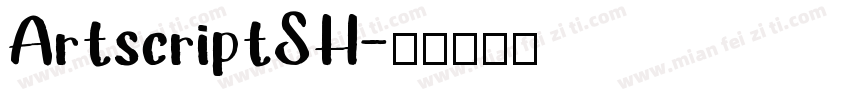 ArtscriptSH字体转换