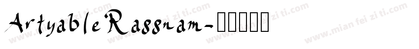 ArtyableRassnam字体转换