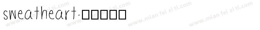 sweatheart字体转换