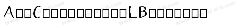 ArtCopperplateLBw字体转换
