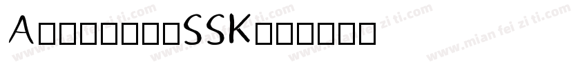 ArtificeSSK字体转换
