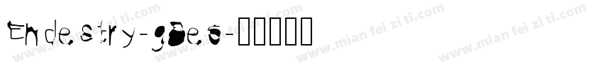 Endestry-g8e6字体转换